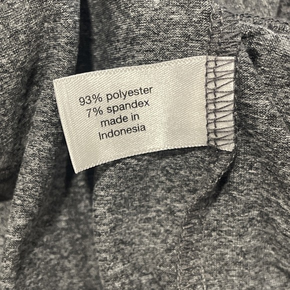 LANE‎ BRYANT "LIVI" ROMPER - SIZE 18/20 - CHARCOAL HEATHER GRAY - ELASTIC WAIST - Picture 8 of 9